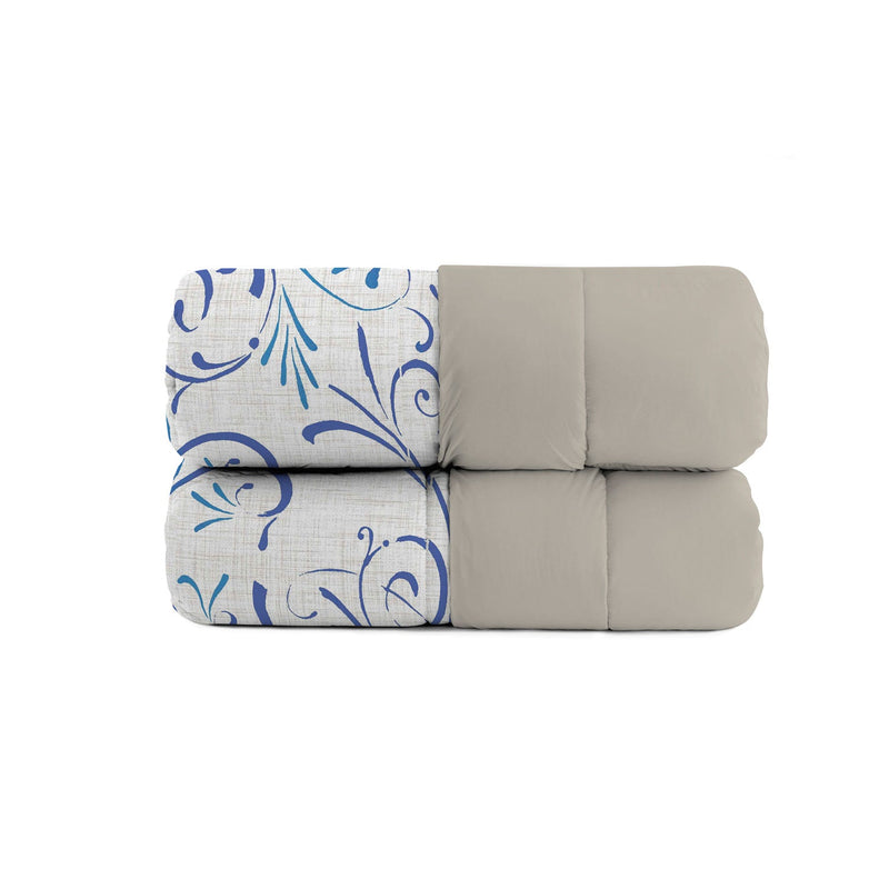 Trapunta Invernale Stampata in Microfibra 200gr Double Face Ornato Tex Varie Misure