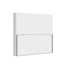 Letto Singolo a Scomparsa Composizione D Kando H194,4 Bianco Frassino 