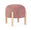Sgabello Ø 45x38 cm Dalia in Bouclè Rosa Antico