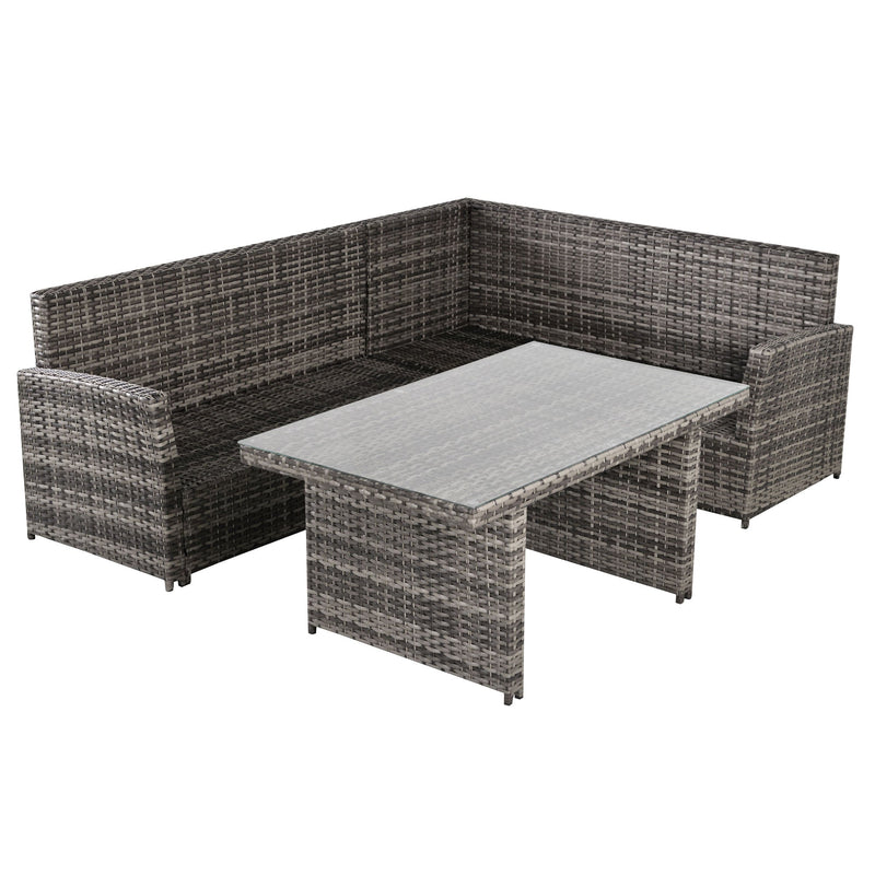 Joseph Joseph Nest Glass Set di 4 Contenitori per Alimenti con Coperchi