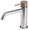 Rubinetto Miscelatore Monocomando Lavabo senza Scarico in Acciaio Inox Satinato Maniglia Deserto