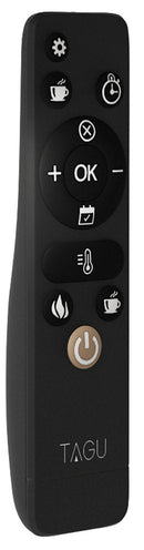 Camino Elettrico da Pavimento Effetto Fiamma 1500W Tagu Magna Espresso Wengè