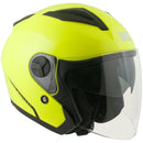 Casco Jet per Scooter Visiera Lunga CGM Daytona 130A Giallo Fluo 