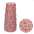 Set 5 Scatole cartone roselline tonda 