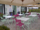 Tavolo da Giardino Pieghevole 140x80x75 cm in Acciaio RD Italia Hermes 140 Bianco