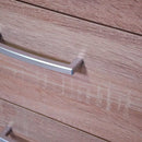 Scrivania da Ufficio 4 Cassetti 110x60x74 cm in Truciolare Nobilitato Rovere Sonoma