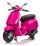Moto Elettrica per Bambini Licenza Ufficiale Piaggio Vespa Sprint 12V con Rotelle Luci e Suoni Rosa