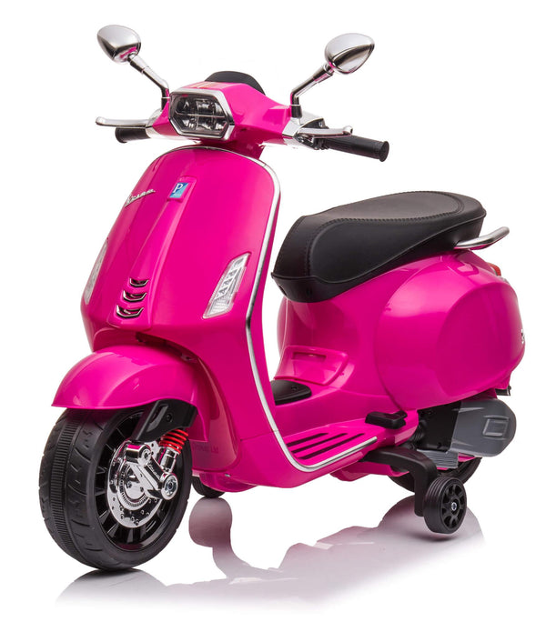 online Moto Elettrica per Bambini Licenza Ufficiale Piaggio Vespa Sprint 12V con Rotelle Luci e Suoni Rosa