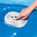 Isola Galleggiante Gonfiabile per 4 Persone 249x188x95 cm con Altoparlanti e Frigo Bestway