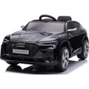 Macchina Elettrica per Bambini Licenza Audi e-Tron Sportback 12V Telecomando e Lettore Mp3 Nero 