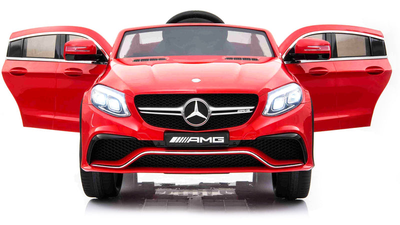 Macchina Elettrica per Bambini 12V Mp4 con Licenza Mercedes GLE 63 AMG Coupè Rossa