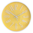 Orologio da Parete Ø30 cm in Plastica Giallo