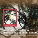 Albero di Natale Artificiale  210 cm 2641 Rami a Cerniera e Base in Metallo Verde      