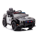 Macchina Elettrica della Polizia per Bambini 12V Dodge SRT Police Nera