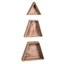 Set 3 Mensole Albero di Natale 100 cm in Legno