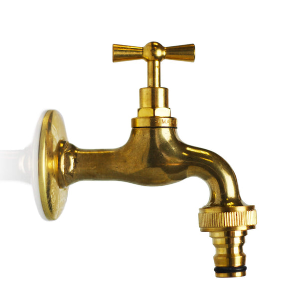 acquista Rubinetto per Fontane in Ottone Lucido Giallo