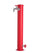 Fontana da Giardino con Doppio Rubinetto Belfer 42/ARRF Rosso
