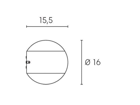 Applique da Esterno a LED 11W+11W 4000K Sovil Bianco