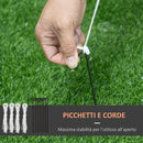 Arco Natalizio Gonfiabile H244 cm con Luci LED Babbo Natale e Pupazzo di Neve per Esterno 