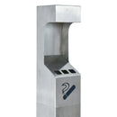 Posacenere a Colonna Ø32 cm in Acciaio 2L per Esterno