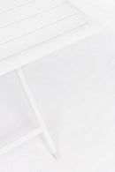 Tavolo Pieghevole da Giardino 70x70x71h cm Elin Bianco