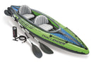 Kayak Gonfiabile Biposto 351x73 cm Intex Challenger K2 con Remi e Pompa