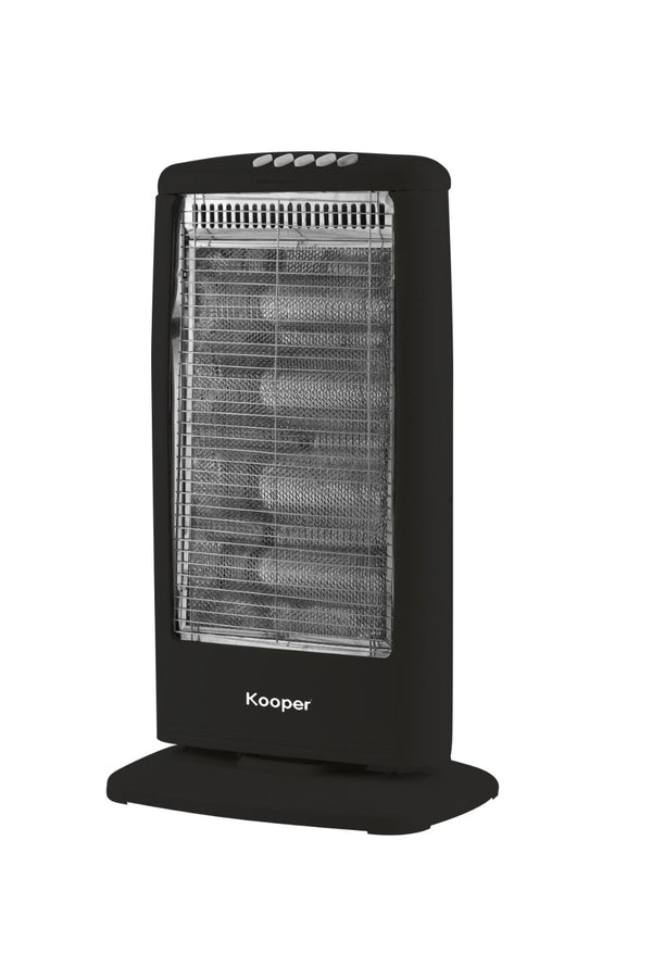 prezzo Stufa Alogena 1400W 4 Elementi Kooper Hawaii Nera
