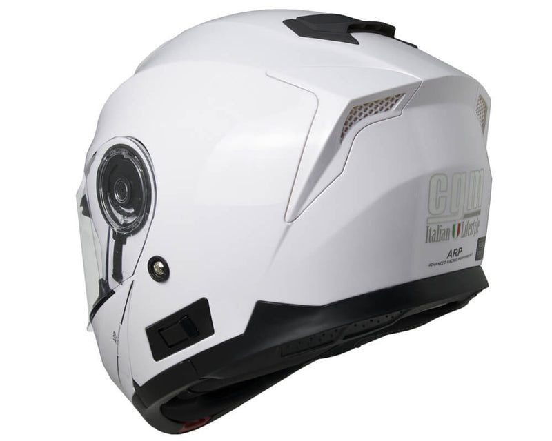 Casco Integrale per Scooter Visiera Lunga CGM Osaka 506A Bianco Varie Misure