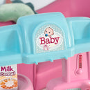 Postazione Bagno Giocattolo per Bambini con 25 Accessori  Azzurro e Rosa