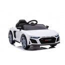 Macchina Elettrica per Bambini 12V Licenza Ufficiale Audi R8 New Spyder con Telecomando e Sedile in pelle Bianco
