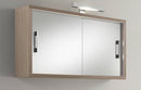 Specchiera 2 Ante in Melaminico 130x18x47,5cm TFT Giava Wood Cream