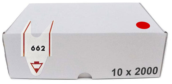 acquista Confezione da 20000 Tickets per Distributore a Chiocciola 3 Cifre Visel Rossi