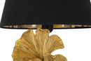 Lampada da Tavolo Flow 30x63x30 cm in Ferro Oro/Nero