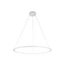 Lampada pendente Modern in Metallo Nola Bianco