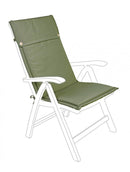 Cuscino Olefin Bosco Schienale Alto in Tessuto per Esterno