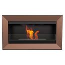 Camino a Bioetanolo da Parete 88x51 cm Flig Las Vegas Bronzo