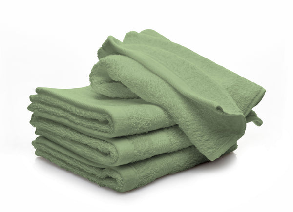 Set Spugna Asciugamani Ospite + Salvietta Verdino prezzo