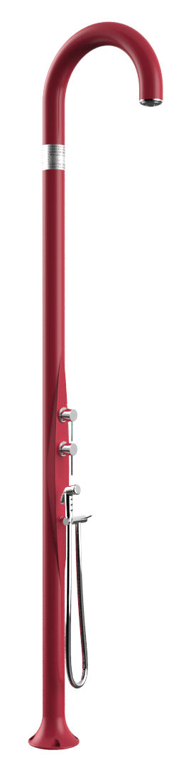 prezzo Doccia da Esterno Giardino Miscelatore Deviatore e Doccetta Mobile Arkema Funny Yin Cherry