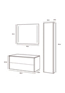 Mobile da Bagno HW11 Tabacco Chiaro TFT