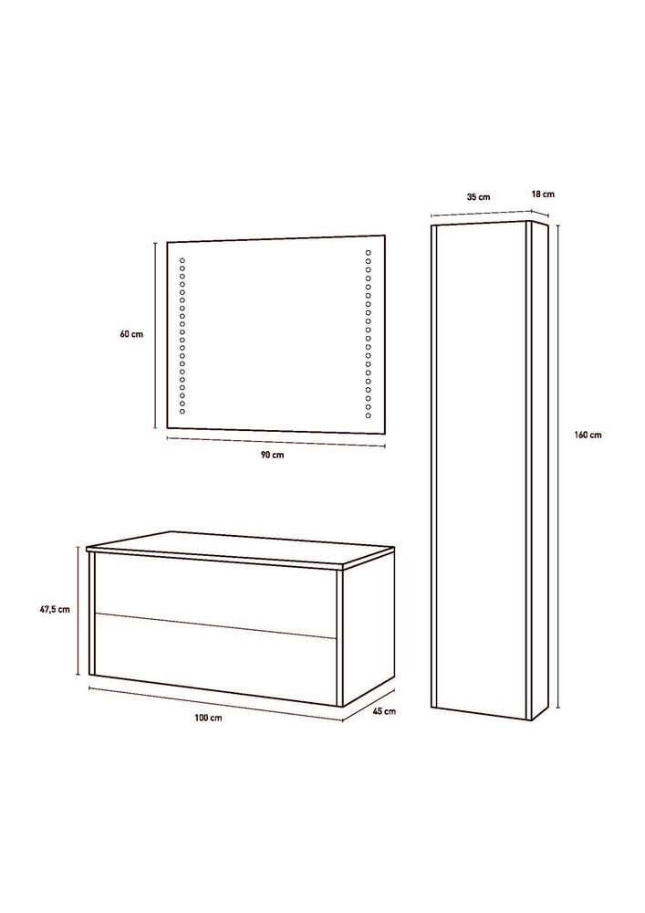 Mobile da Bagno HW11 Lava TFT