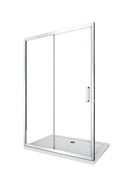 Porta Parete Doccia 100 cm 1 Anta Scorrevole in Cristallo Trasparente 6mm H190 Sailor