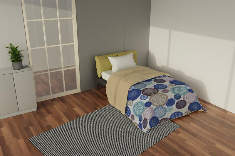 Trapunta Invernale Stampata in Microfibra 300gr Double Face Murrine Varie Misure