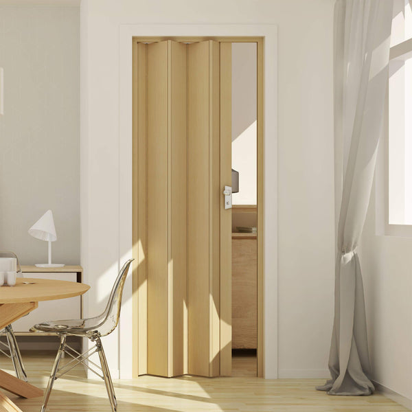 Porta a Soffietto da Interno 88,5x214 cm in PVC Florance Cedro sconto