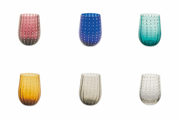 online Set 6 Bicchieri Acqua in Vetro 240 ml Villa d'Este Home Tivoli Shiraz