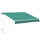 Tenda da Sole Avvolgibile a Parete 3x2.5m Verde Scuro