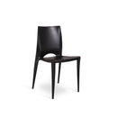 Set 4 Sedie 41x44xH84 cm in Polipropilene Denise Nero