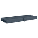 Telo di Ricambio per Pergola da Giardino 286x245 cm in Poliestere Grigio Scuro
