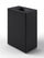 Pattumiera a 1 Scomparto da 45 L 44x28x63 cm con Contenitore Interno in Acciaio Verniciato Nero