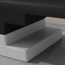 Stepper ad Altezza Regolabile con Gradini Rimovibili e Fondo Antiscivolo 97x36x15/20/25 cm in ABS Grigio