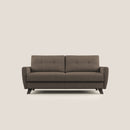 Divano Letto 3 Posti 208x97x96 cm in Tessuto Marrone